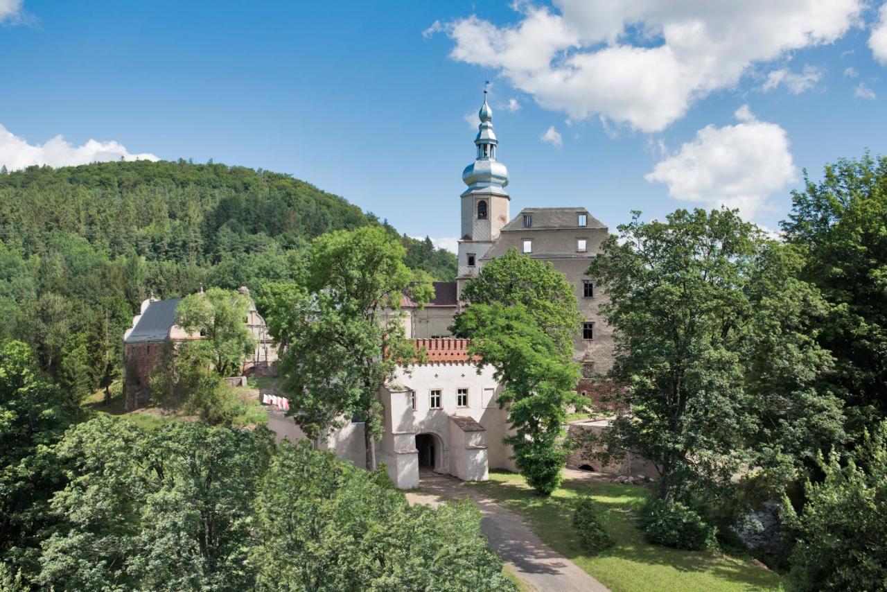 Zamek Sarny - Schloss Scharfeneck Kłodzko Eksteriør billede